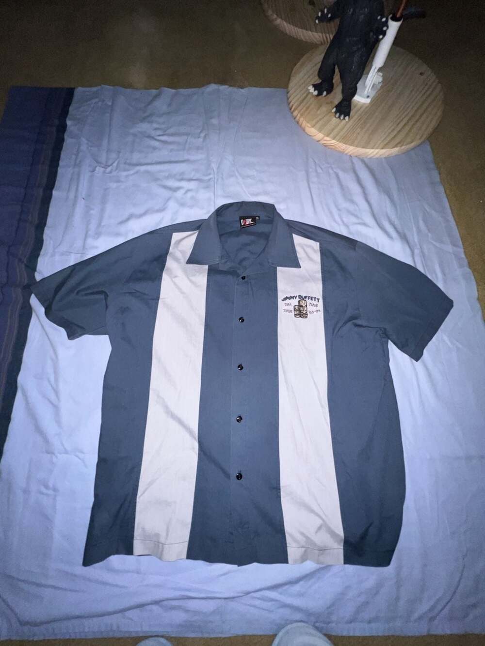 Vintage Jimmy Buffett Tiki Time Tour 03-04 Bowling Shirt